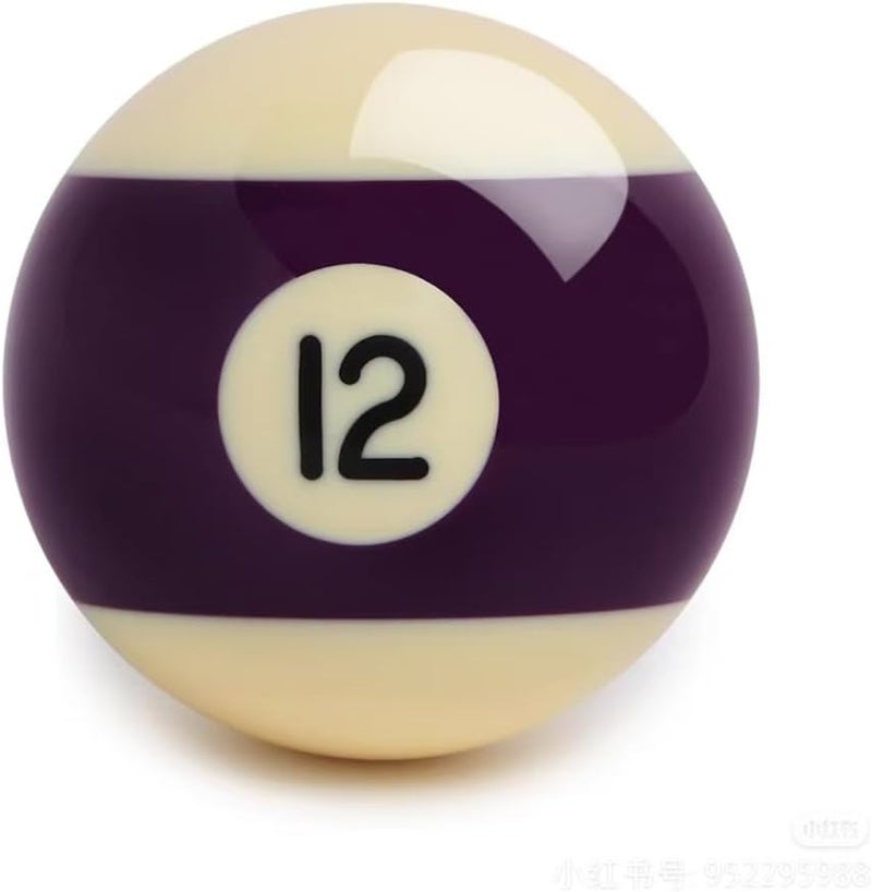 Ovewibi Replacement Billiards Ball Set, 1-1/2" Mini Size, 1.5 Inch, Replacement Balls with Cue Ball & Billiard #8 Ball, Billiards Ball Accessories - Image 1